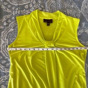 Chartreuse blouse